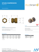 Copper 15mm x 1/2" Female Thread Union