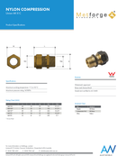 Copper 15mm x 1/2" Male Thread Union