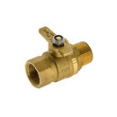 DZR Brass Ball Valve 3/4" Male x Female