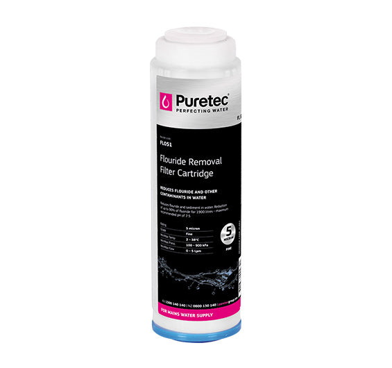 Puretec 2 1/2" x 10" Fluoride Reduction Cartridge