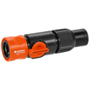 Gardena Maxi-Flo Hose Connector with Valve 18mm