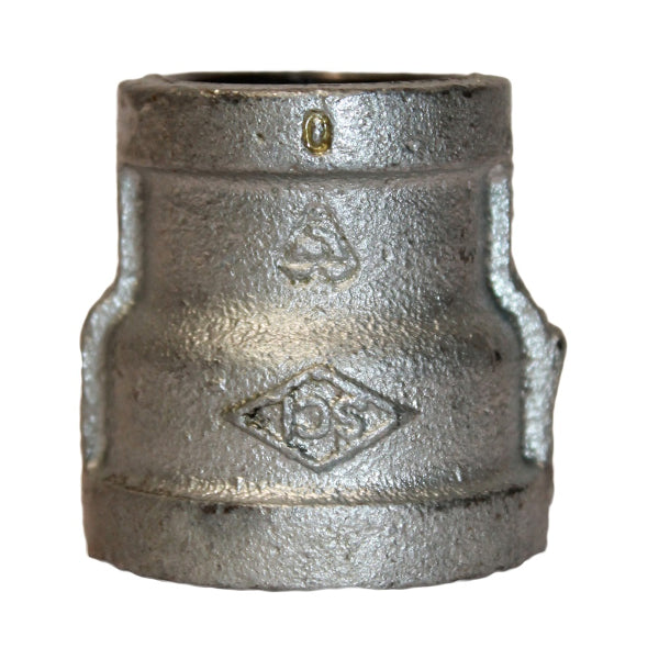 Galvanised Malleable Iron 1 1/4" x 1/2" BSP Reducing Socket