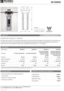 Puretec Basic 2 1/2" x 10" Filter Housing Kit