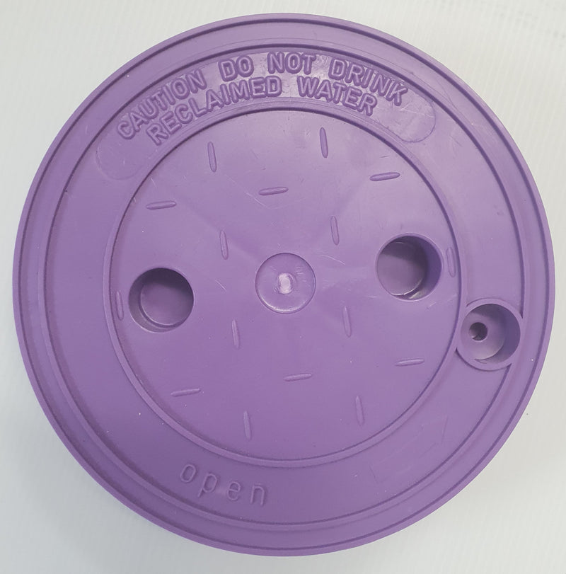 Hr Products 150 Dia Round Purple Valve Box Lid