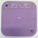 Hr Products 150 L Square Purple Lid