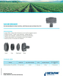 Netafim Grey Air Release Valve 1/2" Male