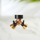 Orbit Brass Tap Splitter 3/4"