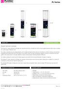 Puretec 4.5" x 10" 20 Micron Pleated Cartridge