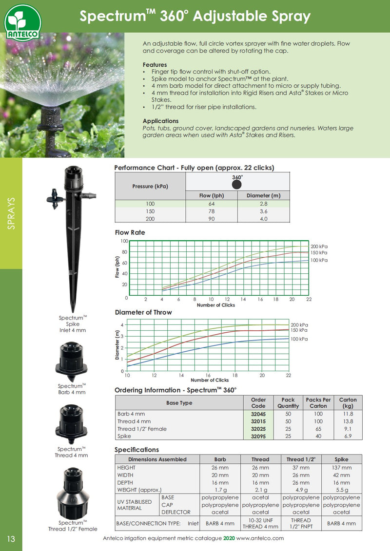 Antelco Spectrum 100mm Stake