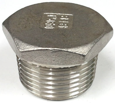 316 Stainless Steel 1 1/4" BSP Plug