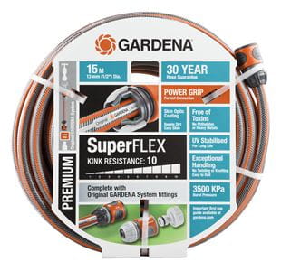 Gardena Garden Superflex Hose 13mm x 15m Fitted