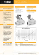 2500 Series Irritrol Richdel 1" Solenoid Valve with Flow Control